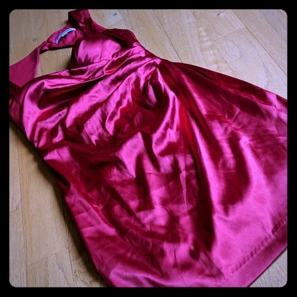 Dresses & Skirts - Red satin like dress